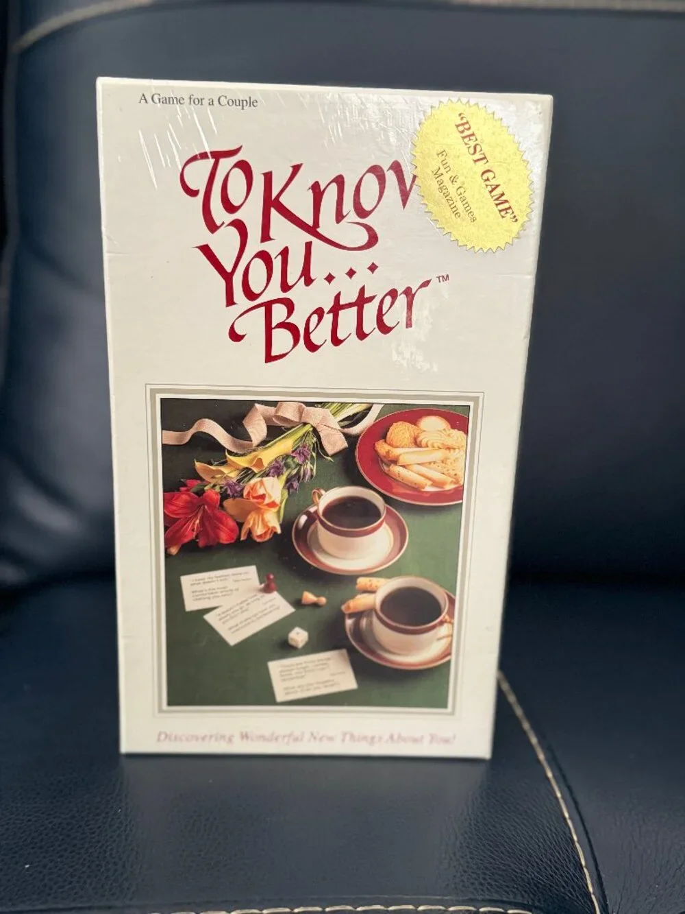 Vintage To Know You Better Couples Board Game Time For Two NEW SEALED 1990s